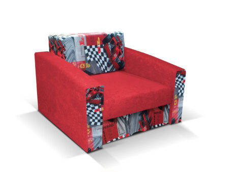Sofa rozkładana Amy – amerykanka dziecięca z bajkowymi motywami