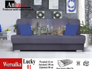 Wersalka Lucky funkcja spania motywy 3D