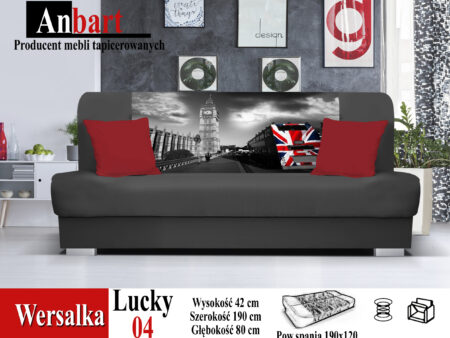 Wersalka Lucky funkcja spania motywy