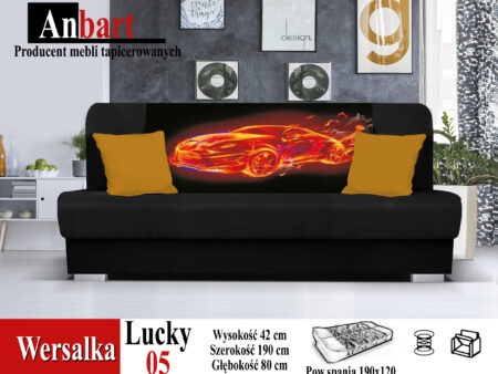 Wersalka Lucky funkcja spania motywy