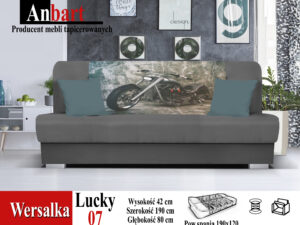 Wersalka Lucky funkcja spania motywy