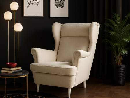 Fotel Uszak styl skandynawski producent wygodny