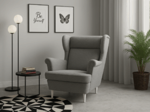 Fotel Uszak styl skandynawski producent wygodny