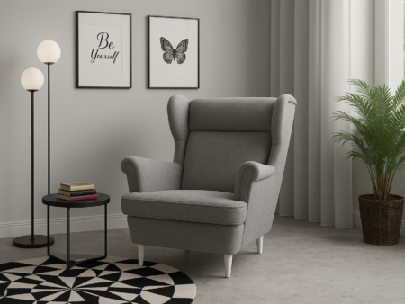 Fotel Uszak styl skandynawski producent wygodny