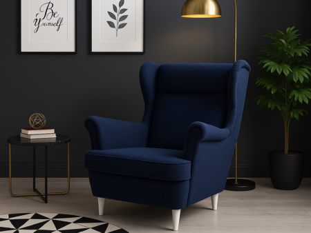 Fotel Uszak styl skandynawski producent wygodny