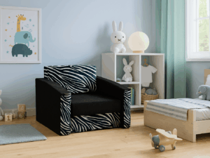 Amerykanka jednoosobowa Amy bajkowe wzory fotel rozkładany z funkcją spania