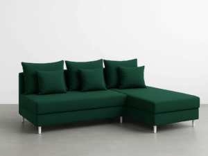 Praktyczny narożnik z pojemnikiem narożnik z funkcją spania w promocji