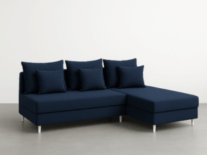 Praktyczny narożnik z pojemnikiem narożnik z funkcją spania w promocji