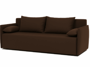 Sofa praktyczna rozkładana z wygodnym pojemnikiem na przechowywanie