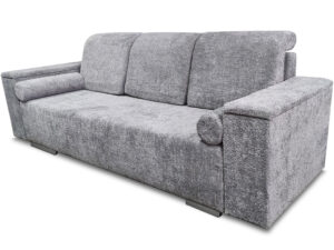 Kanapa  rozkładana do spania z praktycznym pojemnikiem na pościel