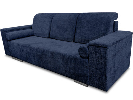 Kanapa rozkładana wypoczynkowa z pojemnikiem i funkcją łóżka