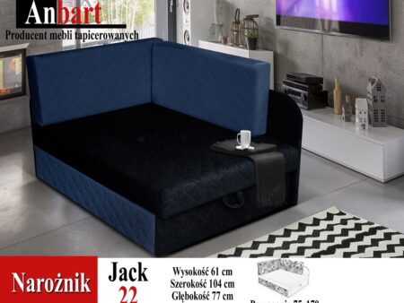 Narożnik dziecięcy, łóżko dla dziecka, rozkładane pikowana tkanina