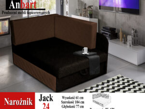 Narożnik dziecięcy, łóżko dla dziecka, rozkładane pikowana tkanina