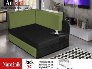 Narożnik dziecięcy, łóżko dla dziecka, rozkładane pikowana tkanina