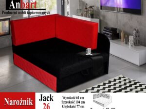 Narożnik dziecięcy, łóżko dla dziecka, rozkładane pikowana tkanina