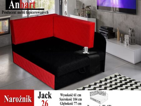 Narożnik dziecięcy, łóżko dla dziecka, rozkładane pikowana tkanina