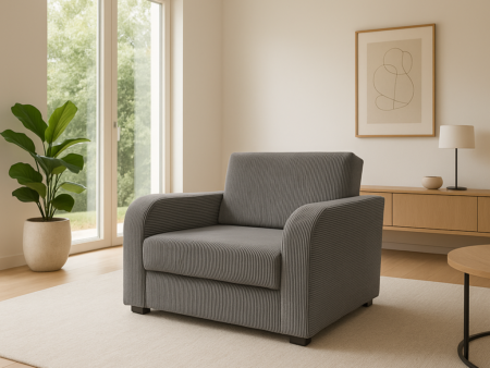 Amerykanka rozkładana sztruks – sofa jednoosobowa z funkcją spania