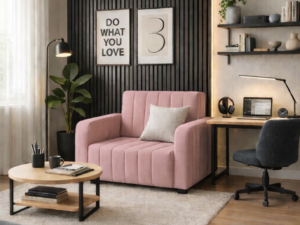 Fotel amerykanka  kompaktowa sofa rozkładana z pojemnikiem PASY