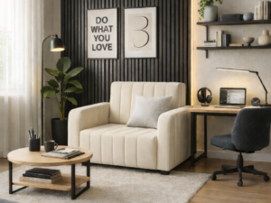 Fotel amerykanka  kompaktowa sofa rozkładana z pojemnikiem PASY